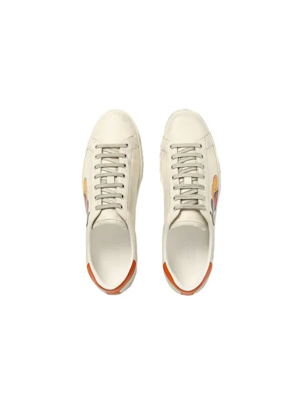 Кроссовки disney x ace low 'mickey mouse - ivory' Gucci — изображение 3 из 4, белый
