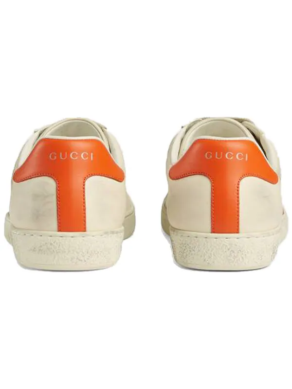 Кроссовки disney x ace low 'mickey mouse - ivory' Gucci — изображение 4 из 4, белый