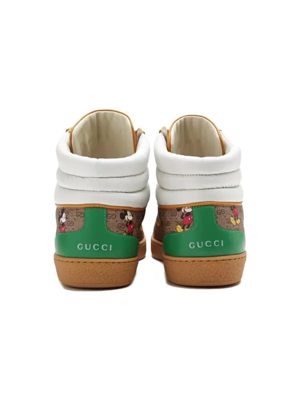 Кроссовки x disney mickey mouse gg sneakers 'brown yellow' Gucci — изображение 3 из 4, мульти