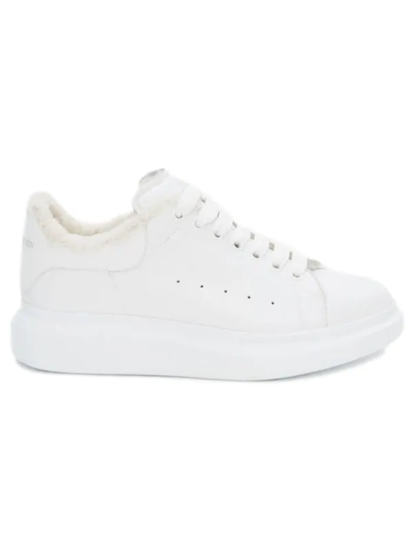 Кроссовки oversized sneaker 'white' Alexander Mcqueen — изображение 2 из 4, белый/белый/белый