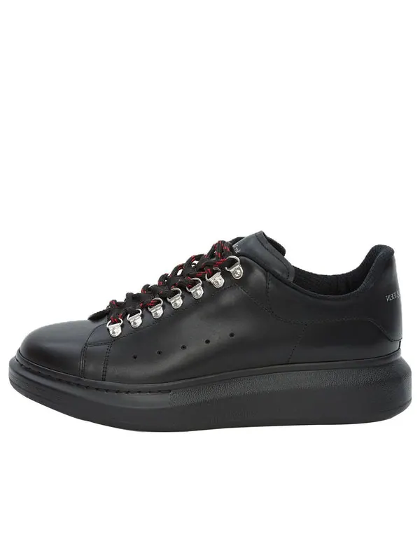 Кроссовки oversized sneaker with hook eyelets 'black' Alexander Mcqueen — изображение 1 из 4, черный