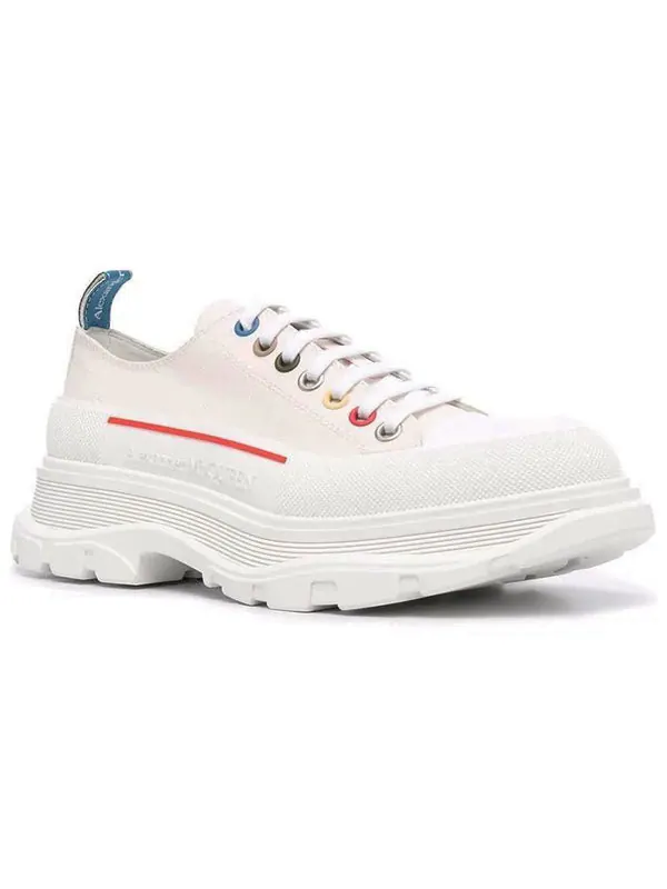 Кроссовки treadslick sneakers 'white multicolor' Alexander Mcqueen — изображение 2 из 4, белый/мульти
