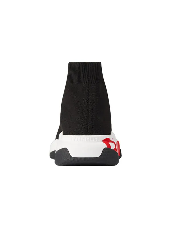 Кроссовки speed trainer 'midsole graffiti - black red' Balenciaga — изображение 4 из 4, черный/красный/белый