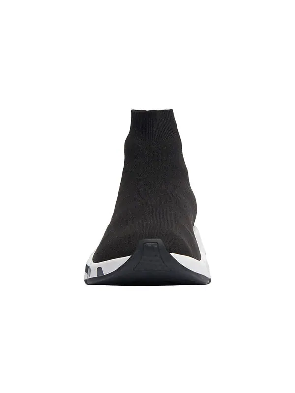 Кроссовки speed trainer 'graffiti - black white' Balenciaga — изображение 3 из 4, черный белый