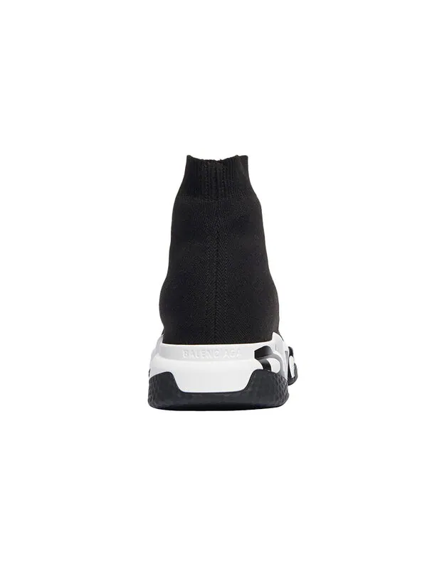 Кроссовки speed trainer 'graffiti - black white' Balenciaga — изображение 4 из 4, черный белый