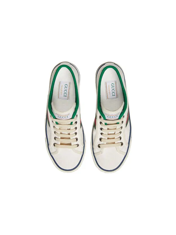 Кроссовки tennis 1977 'white mini gg' Gucci — изображение 3 из 4, белый/зеленый/красный