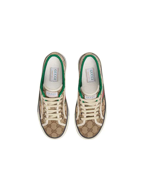 Кроссовки tennis 1977 'beige ebony' Gucci — изображение 3 из 4, коричневый