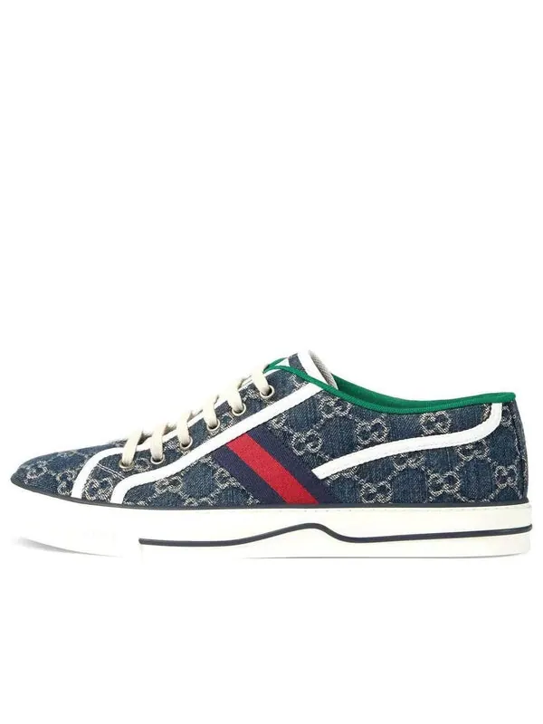 Кроссовки tennis 1977 'blue ivory' Gucci — изображение 1 из 4, синий/слоновая кость