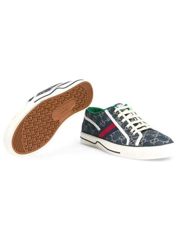 Кроссовки tennis 1977 'blue ivory' Gucci — изображение 4 из 4, синий/слоновая кость