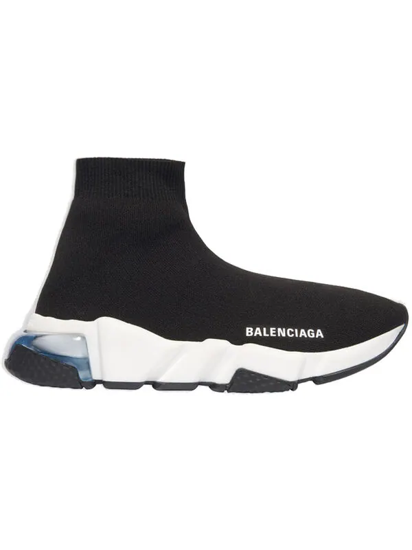 Кроссовки speed trainer 'clearsole - black clear' Balenciaga — изображение 2 из 4, черный белый