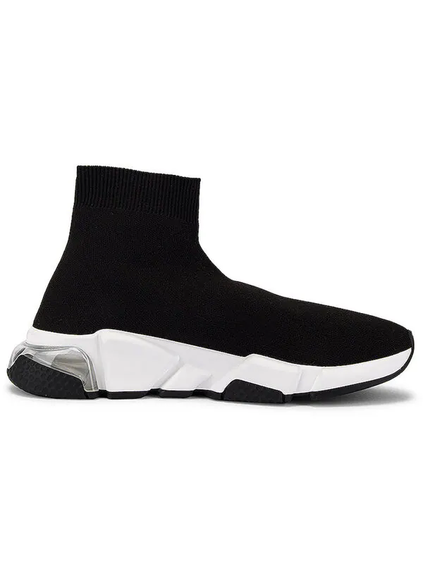 Кроссовки speed sneaker 'clear sole - black' Balenciaga — изображение 2 из 4, черный