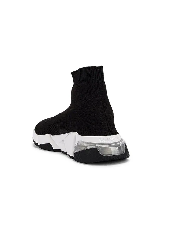 Кроссовки speed sneaker 'clear sole - black' Balenciaga — изображение 4 из 4, черный