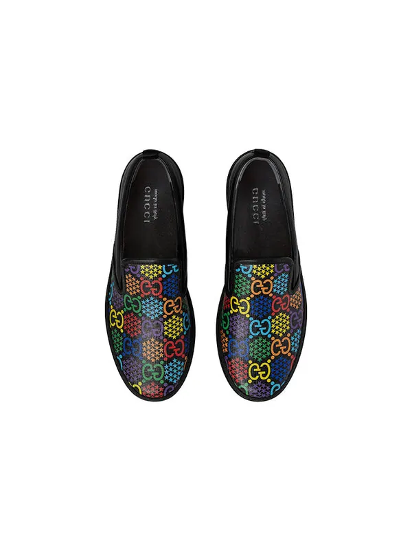 Кроссовки gg supreme slip-on 'psychedelic - black' Gucci — изображение 3 из 4, черный