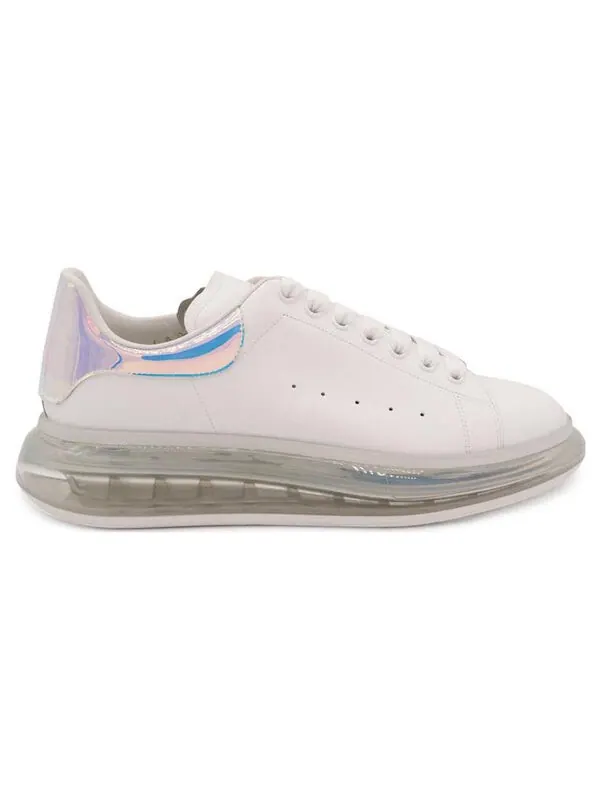 Кроссовки oversized sneaker 'white shock pink' Alexander Mcqueen — изображение 2 из 4, белый/розовый