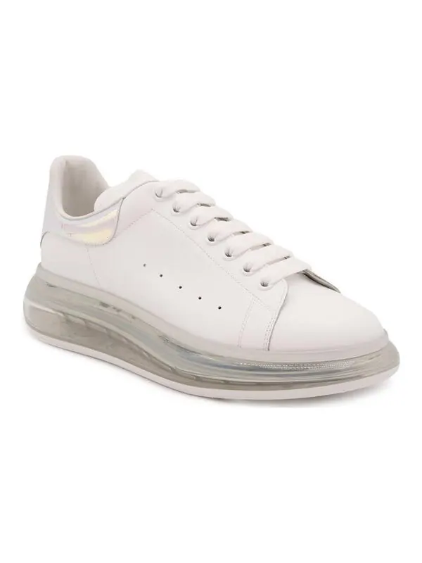 Кроссовки oversized sneaker 'white shock pink' Alexander Mcqueen — изображение 3 из 4, белый/розовый