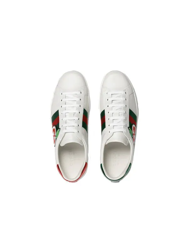 Кроссовки ace low 'gg apple patch - white' Gucci — изображение 3 из 4, белый