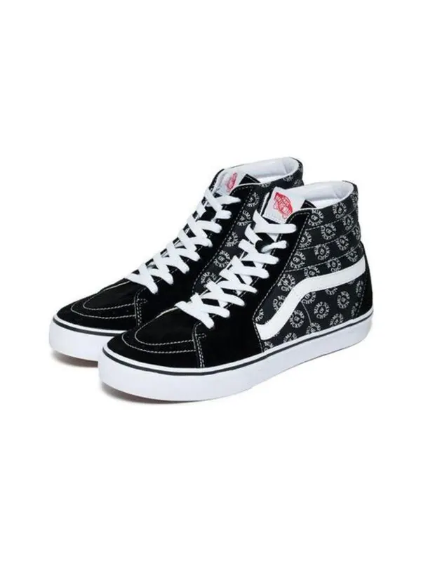 Кроссовки sk8-hi x bump of chicken blackwhite Vans — изображение 2 из 3, черный / белый