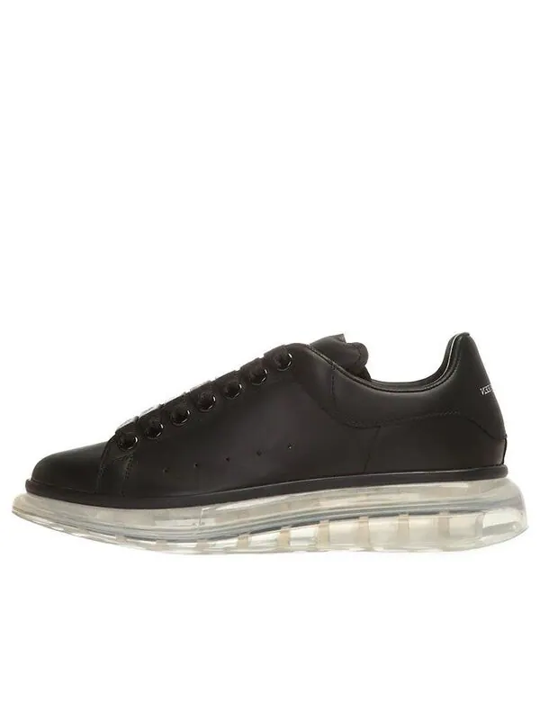 Кроссовки oversized sneaker 'black clear sole' Alexander Mcqueen — изображение 1 из 4, черный/прозрачный