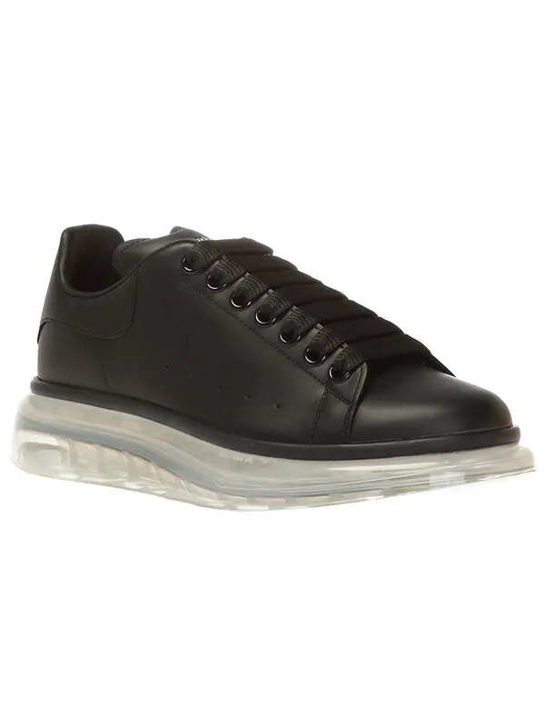 Кроссовки oversized sneaker 'black clear sole' Alexander Mcqueen — изображение 2 из 4, черный/прозрачный