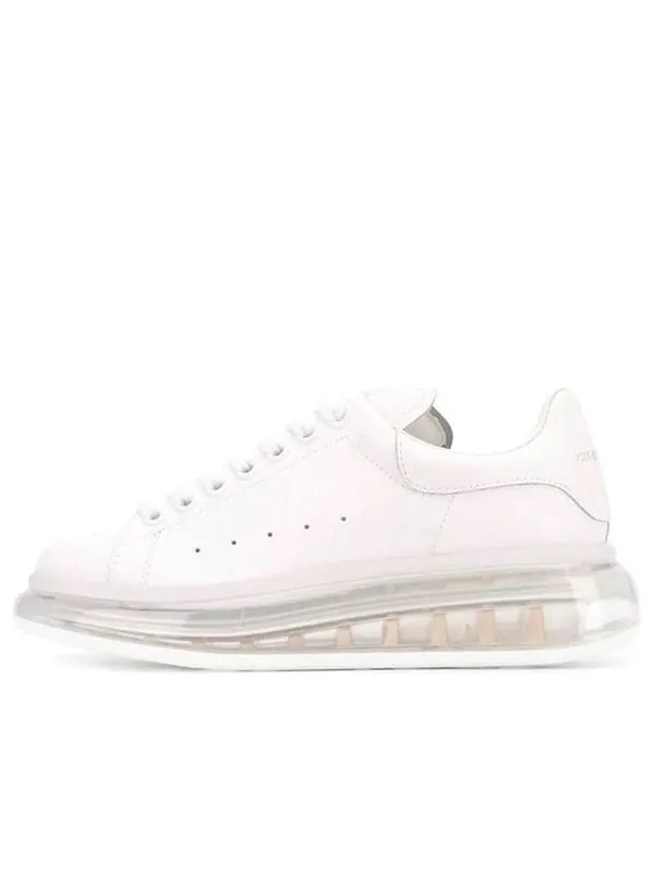 Кроссовки oversized sneaker 'white clear sole' Alexander Mcqueen — изображение 1 из 4, белый/прозрачный