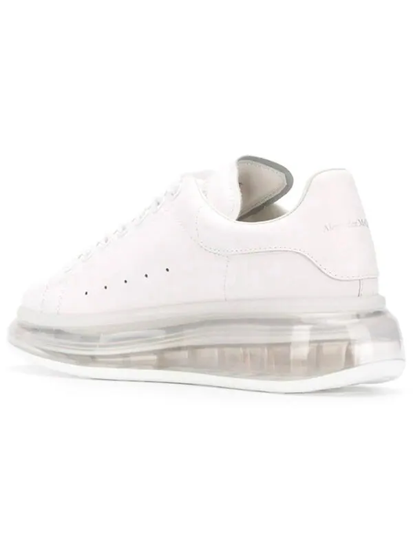 Кроссовки oversized sneaker 'white clear sole' Alexander Mcqueen — изображение 3 из 4, белый/прозрачный