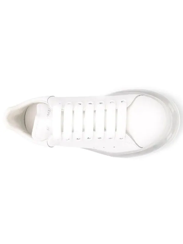 Кроссовки oversized sneaker 'white clear sole' Alexander Mcqueen — изображение 4 из 4, белый/прозрачный