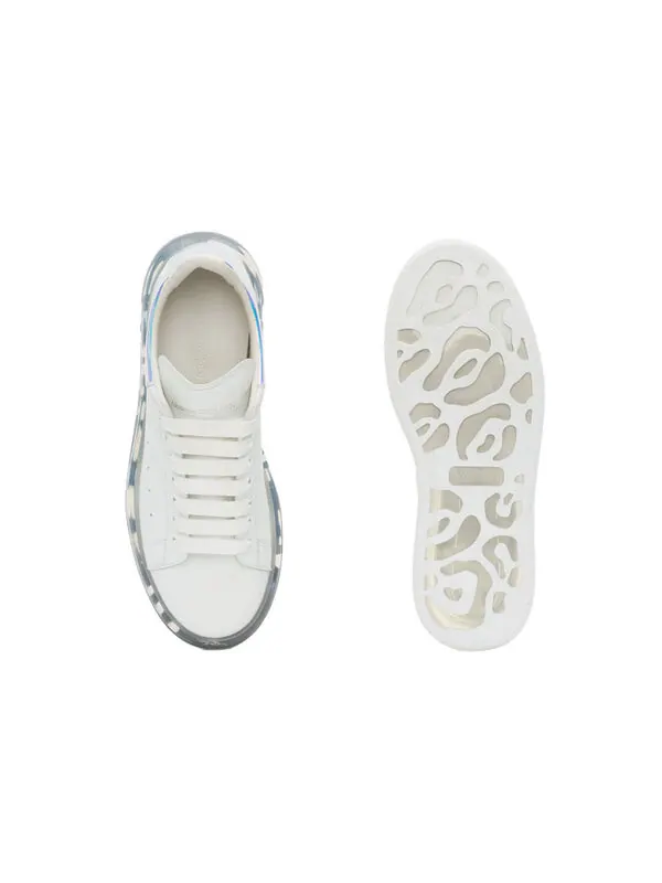Кроссовки oversized sneaker 'clear sole multicolor ' Alexander Mcqueen — изображение 4 из 4, белый/мульти