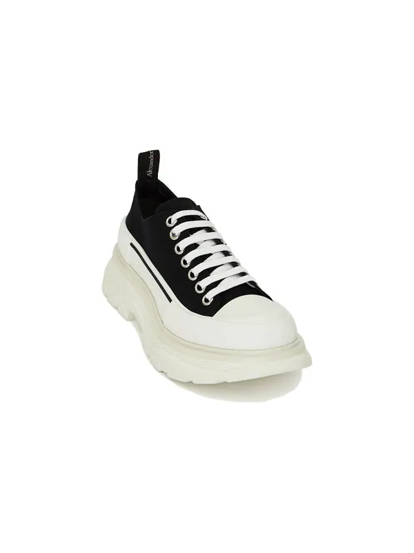 Кроссовки tread slick low lace up 'black white' Alexander Mcqueen — изображение 3 из 4, черный/белый