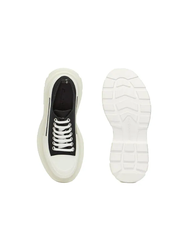 Кроссовки tread slick low lace up 'black white' Alexander Mcqueen — изображение 4 из 4, черный/белый