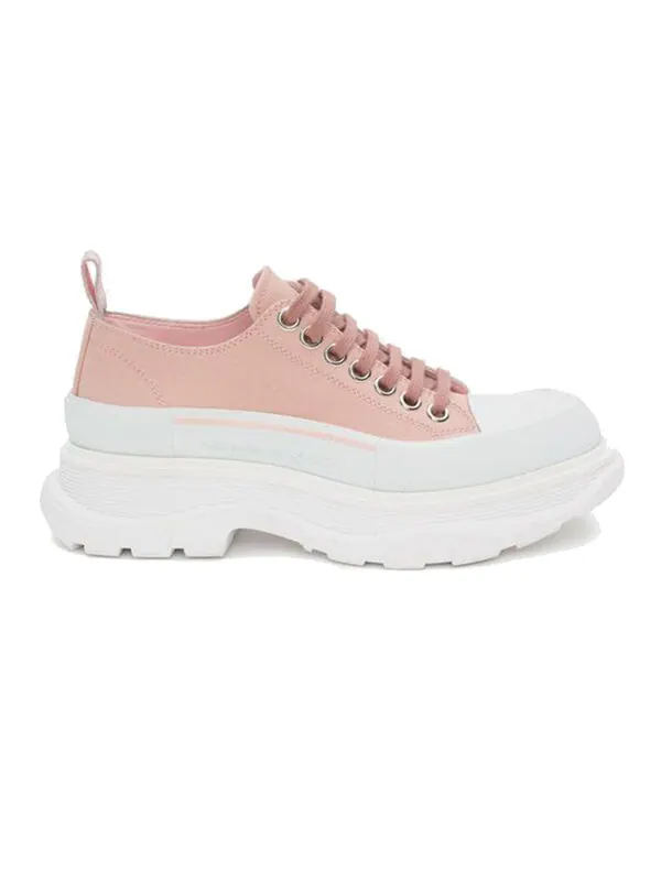 Кроссовки tread slick low lace up 'light pink white' Alexander Mcqueen — изображение 2 из 4, светлый розовый/белый