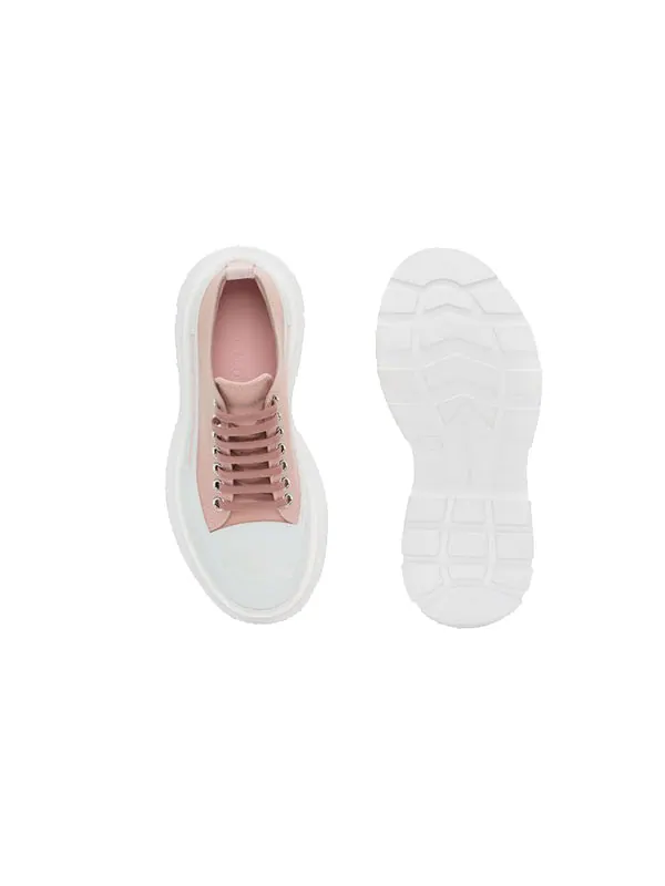 Кроссовки tread slick low lace up 'light pink white' Alexander Mcqueen — изображение 4 из 4, светлый розовый/белый