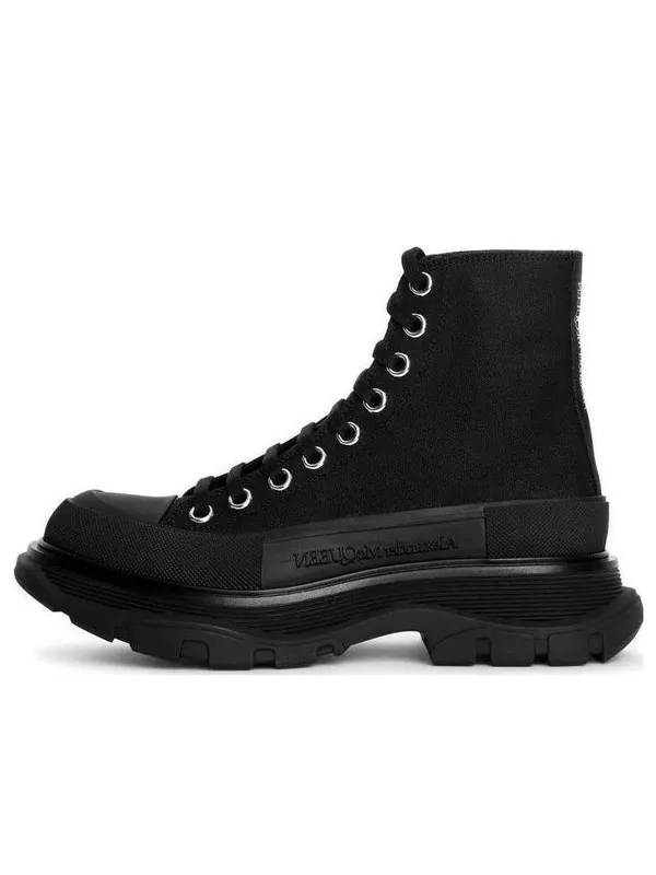 Кроссовки tread slick boots 'triple black' Alexander Mcqueen — изображение 1 из 4, черный/черный/черный