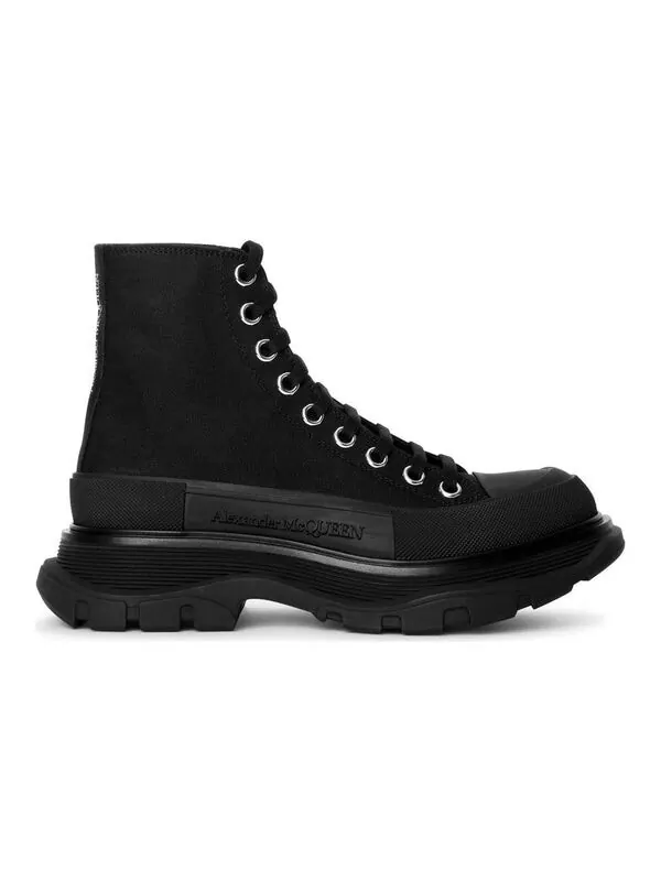 Кроссовки tread slick boots 'triple black' Alexander Mcqueen — изображение 2 из 4, черный/черный/черный
