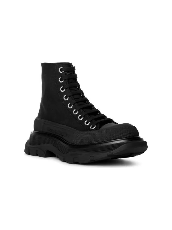 Кроссовки tread slick boots 'triple black' Alexander Mcqueen — изображение 3 из 4, черный/черный/черный