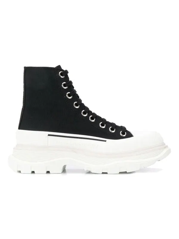 Кроссовки tread slick boots 'black white' Alexander Mcqueen — изображение 2 из 4, черный/белый