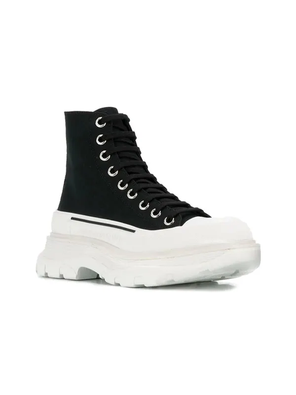 Кроссовки tread slick boots 'black white' Alexander Mcqueen — изображение 3 из 4, черный/белый