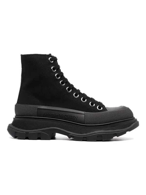 Кроссовки tread slick lace up boot 'black' Alexander Mcqueen — изображение 2 из 4, черный/черный