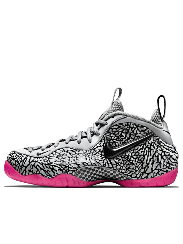 Кроссовки air foamposite pro prm Nike — изображение 1 из 4, серый/черный-розовый