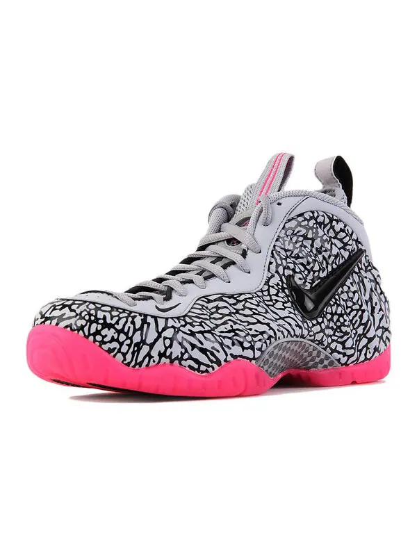 Кроссовки air foamposite pro prm Nike — изображение 2 из 4, серый/черный-розовый