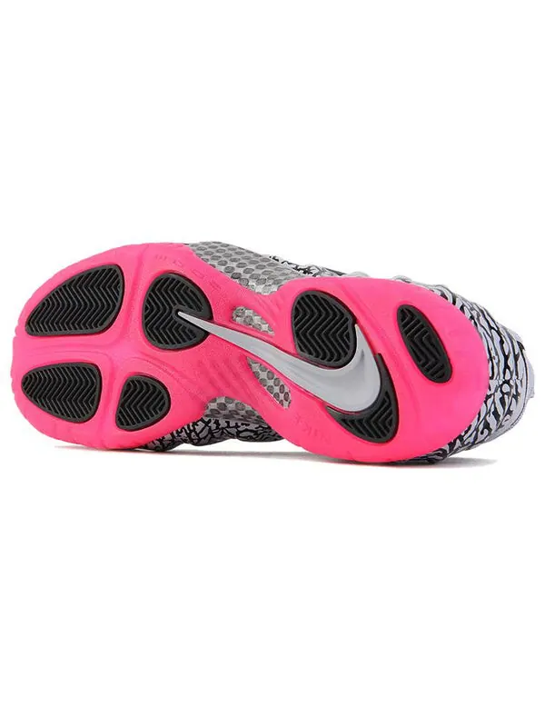 Кроссовки air foamposite pro prm Nike — изображение 4 из 4, серый/черный-розовый