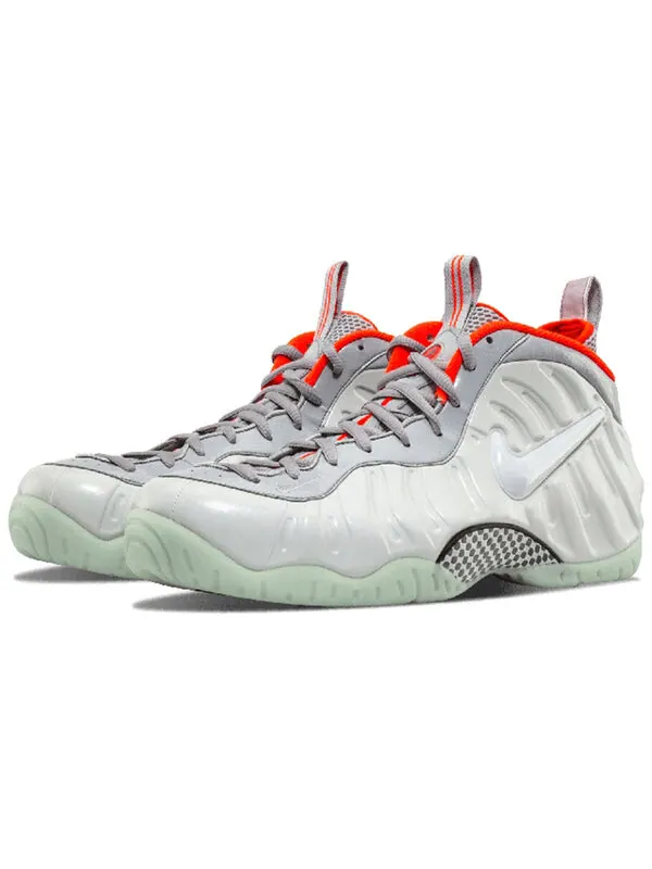 Кроссовки air foamposite pro premium Nike — изображение 2 из 4, серый/красный