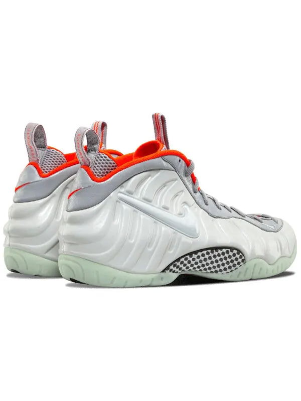 Кроссовки air foamposite pro premium Nike — изображение 3 из 4, серый/красный