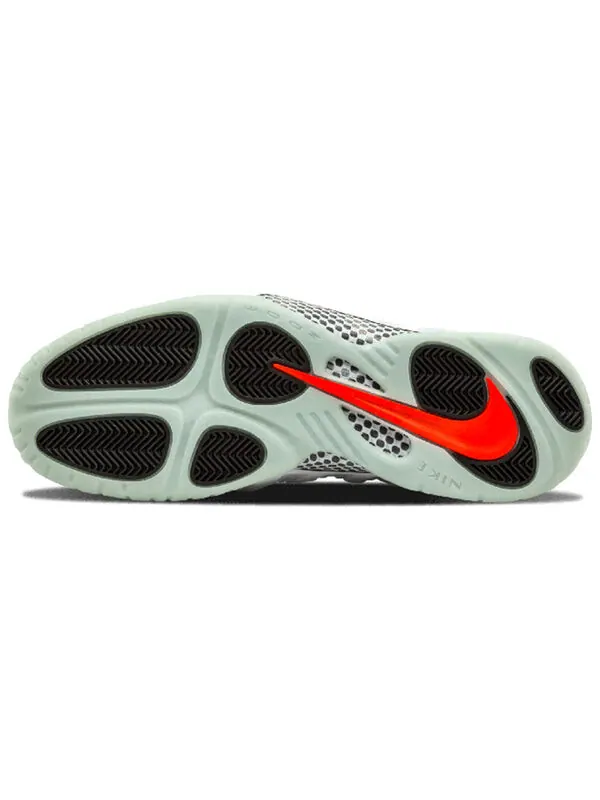 Кроссовки air foamposite pro premium Nike — изображение 4 из 4, серый/красный