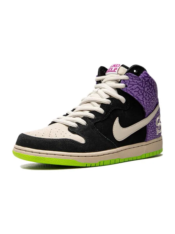 Кроссовки sb dunk высокие prm Nike — изображение 2 из 4, черный/-темный