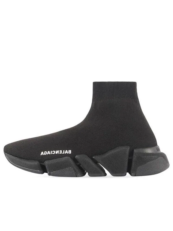 Кроссовки speed 2.0 sneaker 'black recycled knit' Balenciaga — изображение 1 из 4, черный/белый
