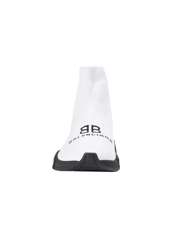 Кроссовки recycled speed trainer 'white black' Balenciaga — изображение 3 из 4, белый/черный