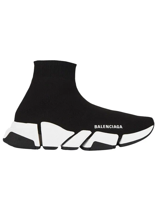 Кроссовки speed 2.0 sneaker 'black white' Balenciaga — изображение 2 из 4, черный/белый