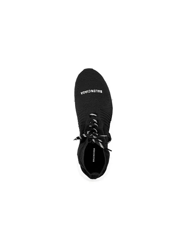 Кроссовки speed 2.0 lace-up sneaker 'black white' Balenciaga — изображение 3 из 4, черный/белый