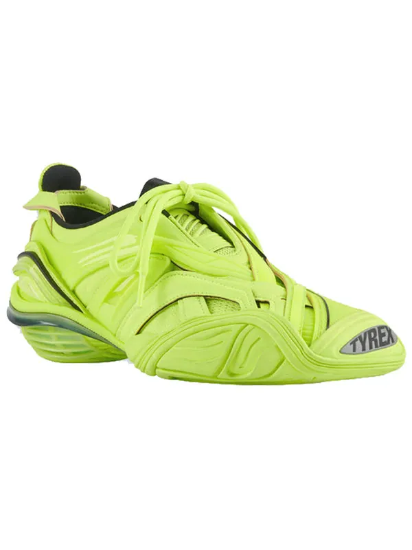 Кроссовки tyrex 'fluo yellow' Balenciaga — изображение 3 из 4, зеленый