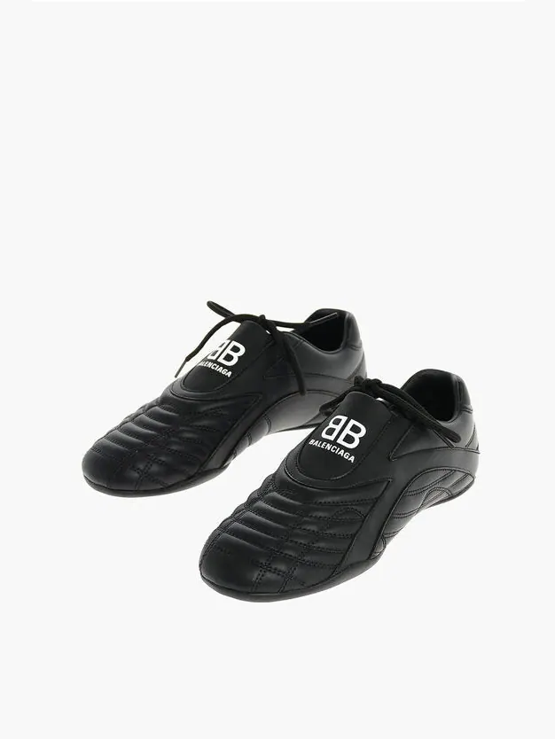 Кроссовки zen sneakers 'black leather' Balenciaga — изображение 2 из 4, черный/белый